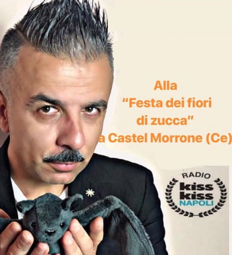 Antonio Manganiello di radio kiss kiss Festa dei fiori di zucca 2019 Castel Morrone.jpg