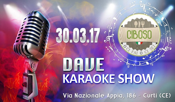 Karaoke Show al Ristorante Pizzeria Ciboso di Curti Caserta.jpg