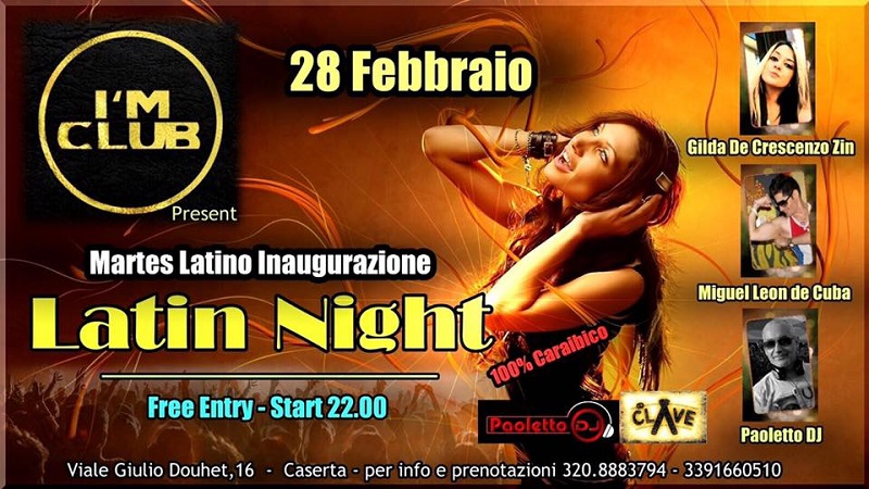 Latin Night Caraibico carnevale 2017 al I M Club Disco Live Caserta.jpg