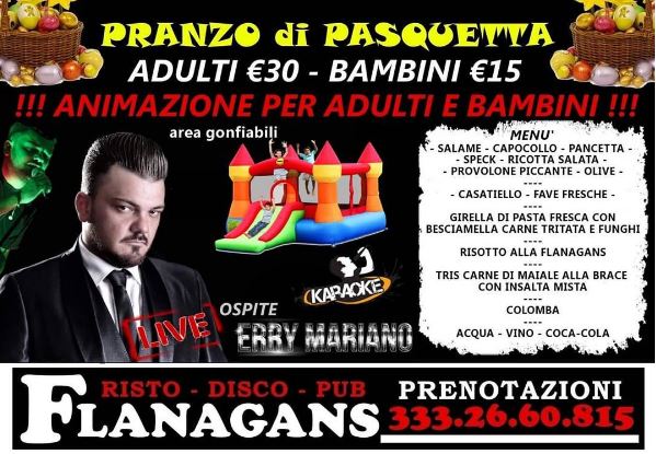 Pranzo di Pasquetta aprile 2017 al Flanagans Aversa.JPG