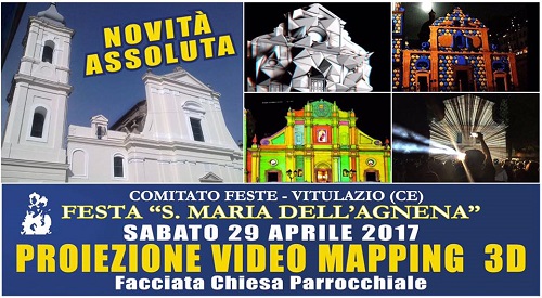 Proiezione Video Mapping 3D sulla Facciata della Chiesa Parrocchiale a Vitulazio.jpg