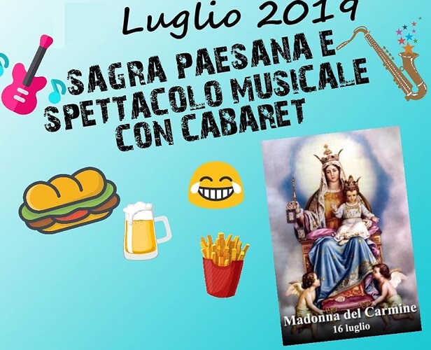 Sagra paesana Festa della Madonna del Carmine 2019 Fontanelle di Teano.jpg