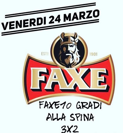 Speciale 3x2 Faxe10 gradi alla spina al ristopub Queenwood di Caserta.JPG